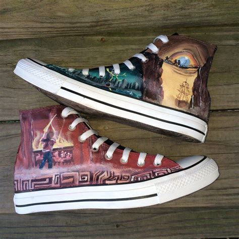 Percy Jackson Converse Shoes .